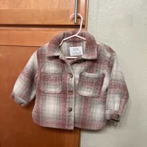 Zara kids plaid jacket